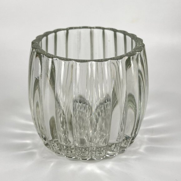Vtg Jeannette Glass National Spooner Mustard Pot Candle Holder Hobnail Spooner - Picture 1 of 14